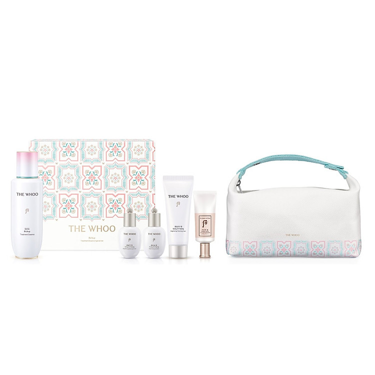 Bộ sản phẩm tiền tinh chất chăm sóc da lão hoá, tuần hoàn, làm dịu và bảo vệ làn da The Whoo Bichup Treatment Essence Danha set