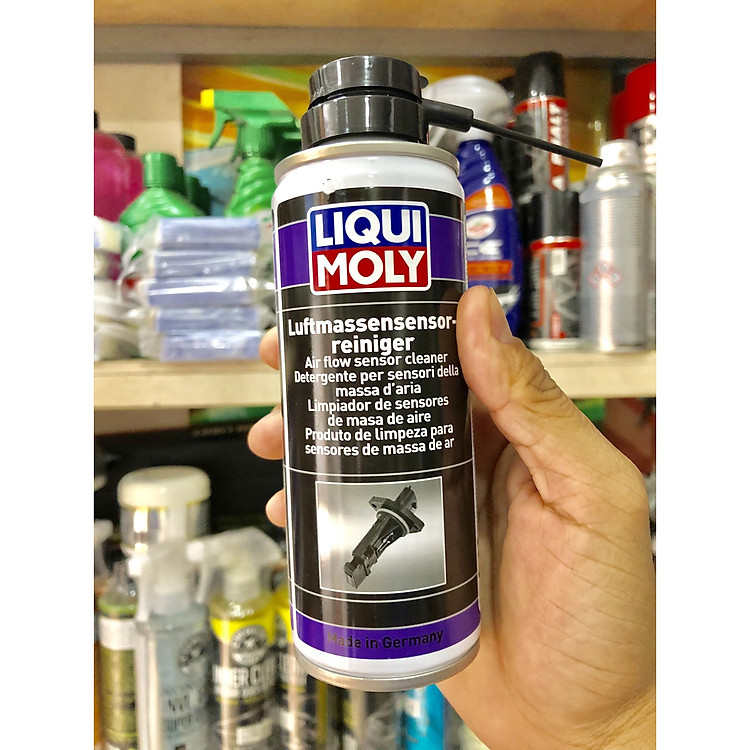 CHAI XỊT VỆ SINH CẢM BIẾN OXY, CẢM BIẾN GIÓ LIQUI MOLY AIR FLOW SENSOR CLEANER 4066 200ML