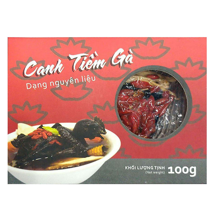 Canh Tiềm Gà Hồng Hùng Tuấn Dạng Nguyên Liệu (100g)