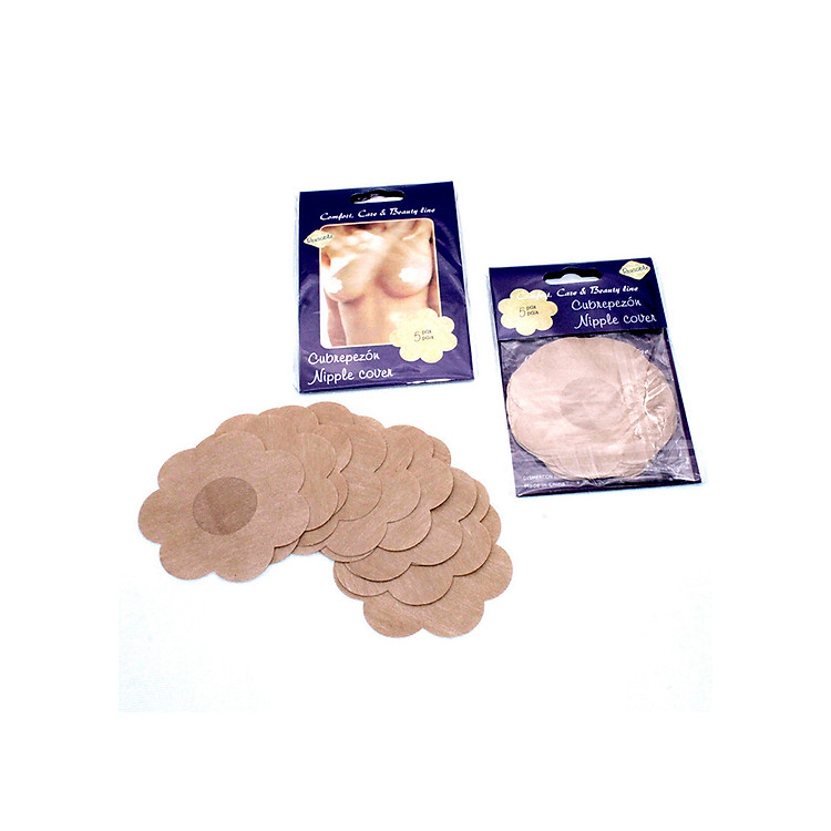 10 Miếng Dán Nhũ Hoa Vải Hoa Mai Thấm Hút Mồ Hôi