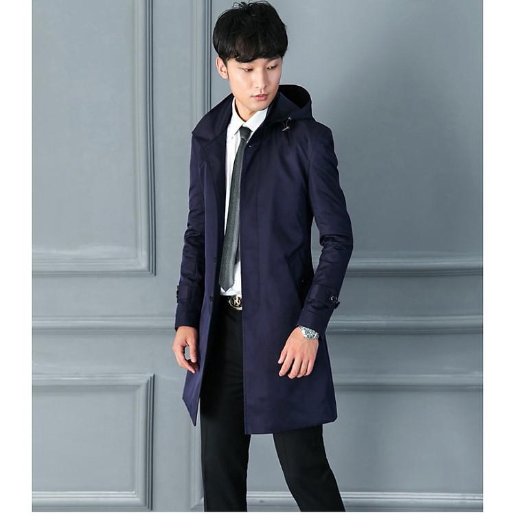 Áo khoác măng tô nam dáng lửng đẹp dành cho bạn trẻ NMT82