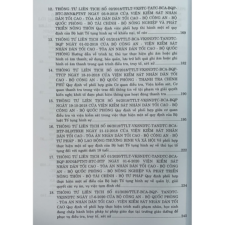 Các thông tư liên tịch của Tòa án nhân dân tối cao - Viện kiểm sát nhân dân tối cao - Bộ tư pháp - Bộ công an - Bộ quốc phòng về hình sự, tố tụng hình sự, dân sự, tố tụng - Ảnh 4