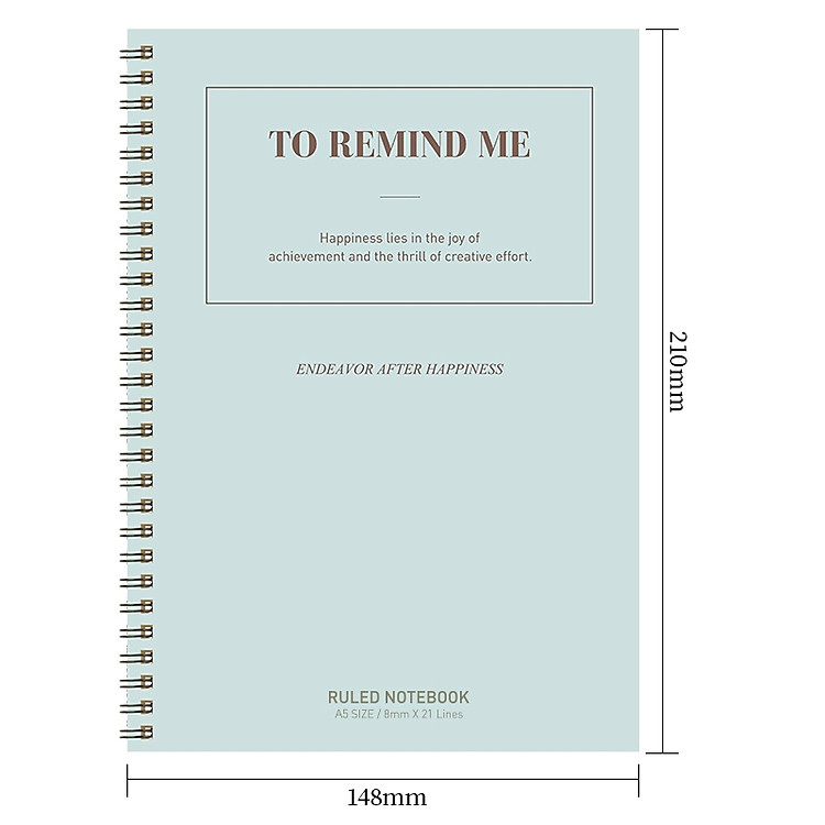 Sổ Tay Ghi Chép A5 Gáy Xoắn (60 trang) - Ảnh 4