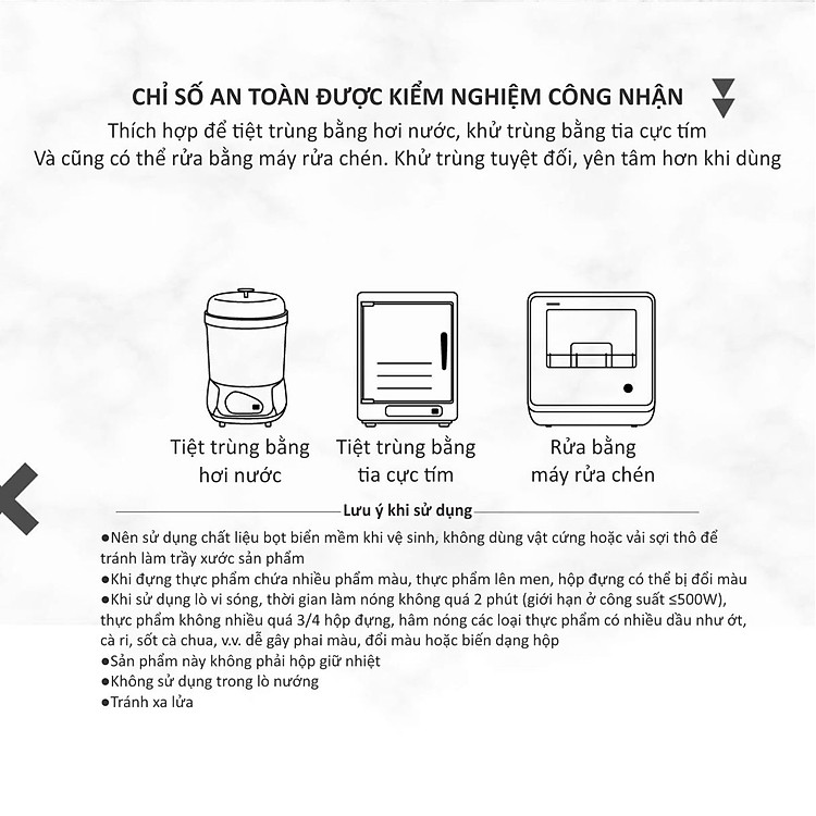 Hộp Chia Sữa 3 Ngăn KU-PLUS Chính hãng Giá rẻ - Hình ảnh 4