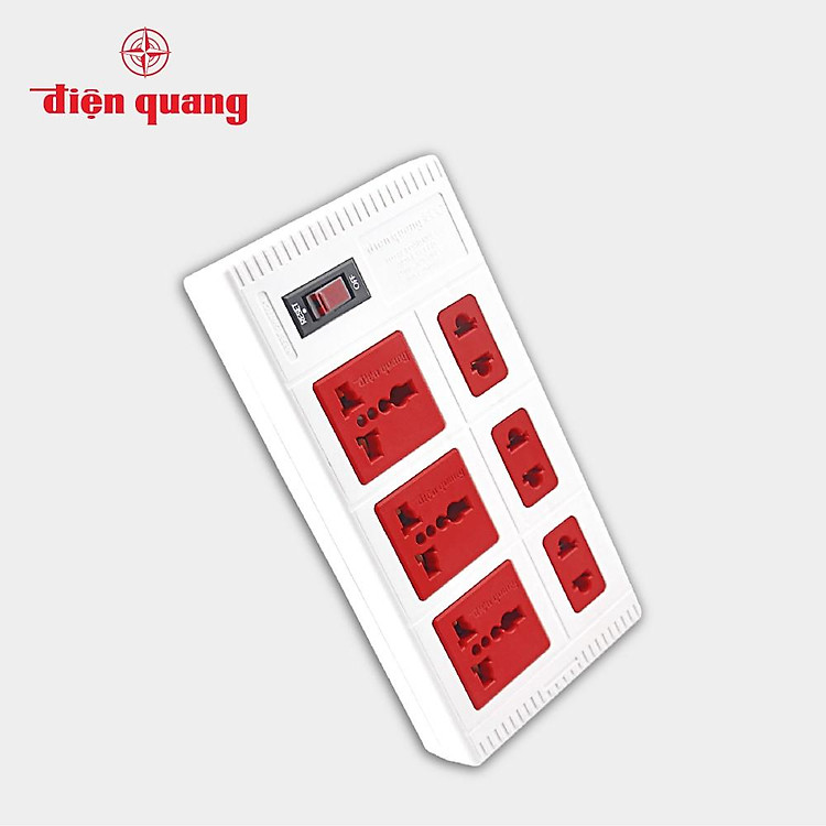 Ổ cắm Điện Quang ECO ĐQ ESK 6ECO (6 Lỗ)