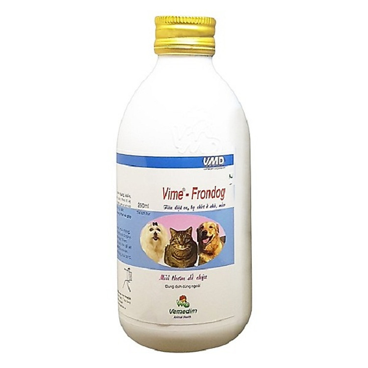Thuốc Phun Xịt Bọ Đen, Bọ Chét, Ve, Ghẻ Vimedim Frontdog (250ml)