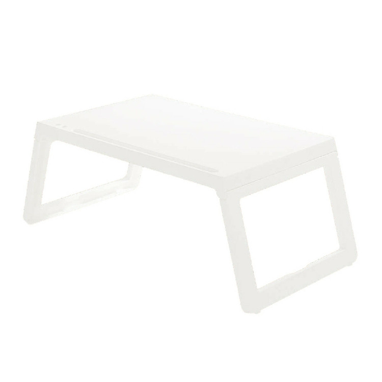 Bàn Xếp Xiaomi Youpin Jiezhi Bằng PP Nhẹ Với Ngăn Để Máy Tính Bảng & Lỗ Sạc Thiết Bị