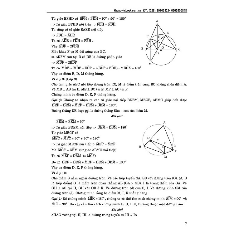 Cẩm Nang Chứng Minh Ba Điểm Thẳng Hàng - Ảnh 5