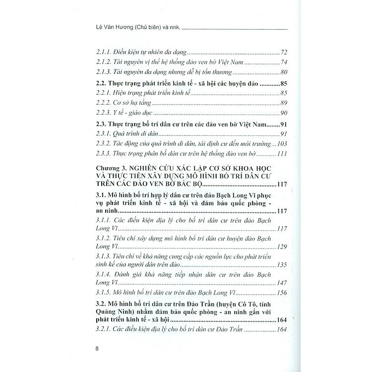 Mô Hình Bố Trí Dân Cư Phục Vụ Phát Triển Kinh Tế - Xã Hội Bền Vững Hệ Thống Đảo Ven Bờ Việt Nam - Ảnh 5