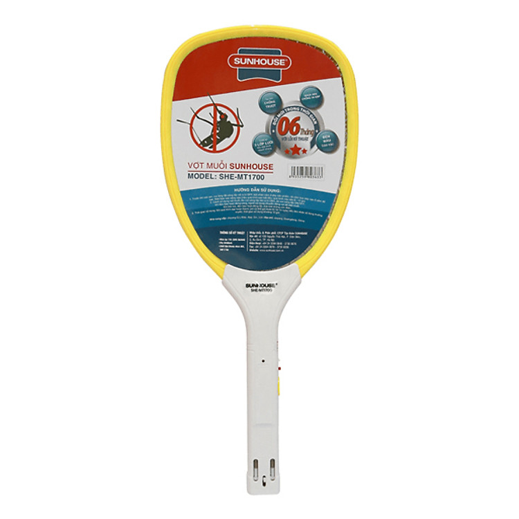 Vợt Muỗi Sunhouse SHE-MT1700 - Màu Vàng *50