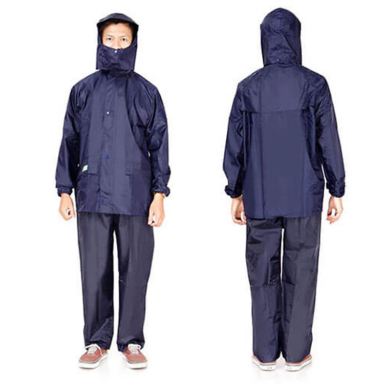 Bộ quần áo đi mưa chất liệu vải dù siêu bền - Hàng chính hãng