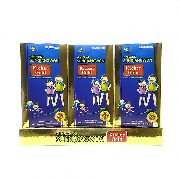Thực Phẩm Chức Năng Tăng Chiều Cao Ginsaeng Sungjangwon KICKER GOLD (300gr x 3 hộp)