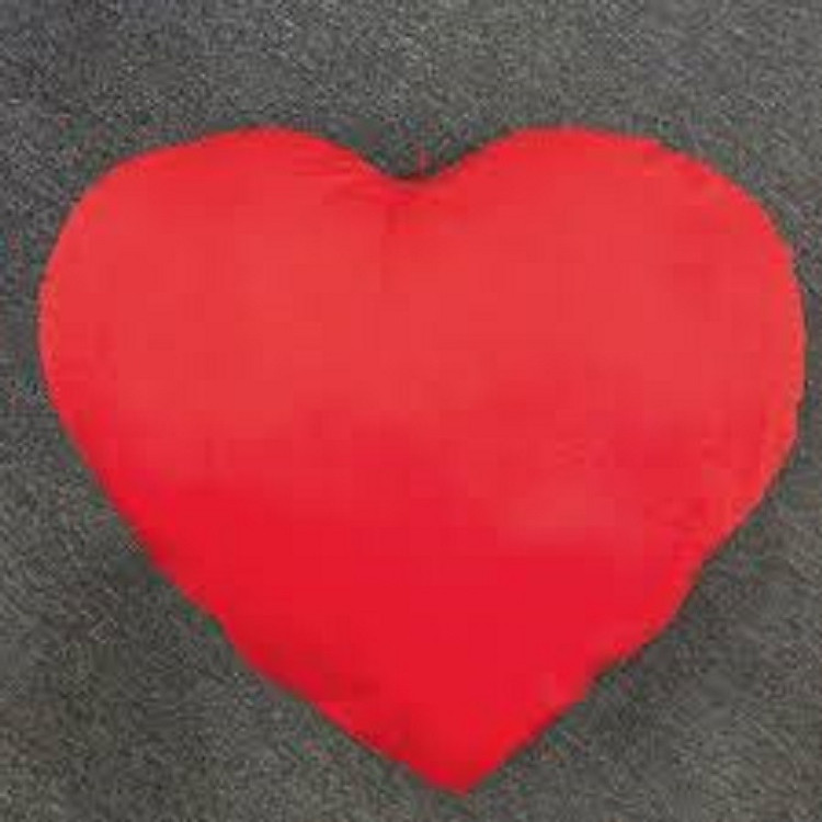 Gối ôm 3d hình trái tim kích thước 45cm
