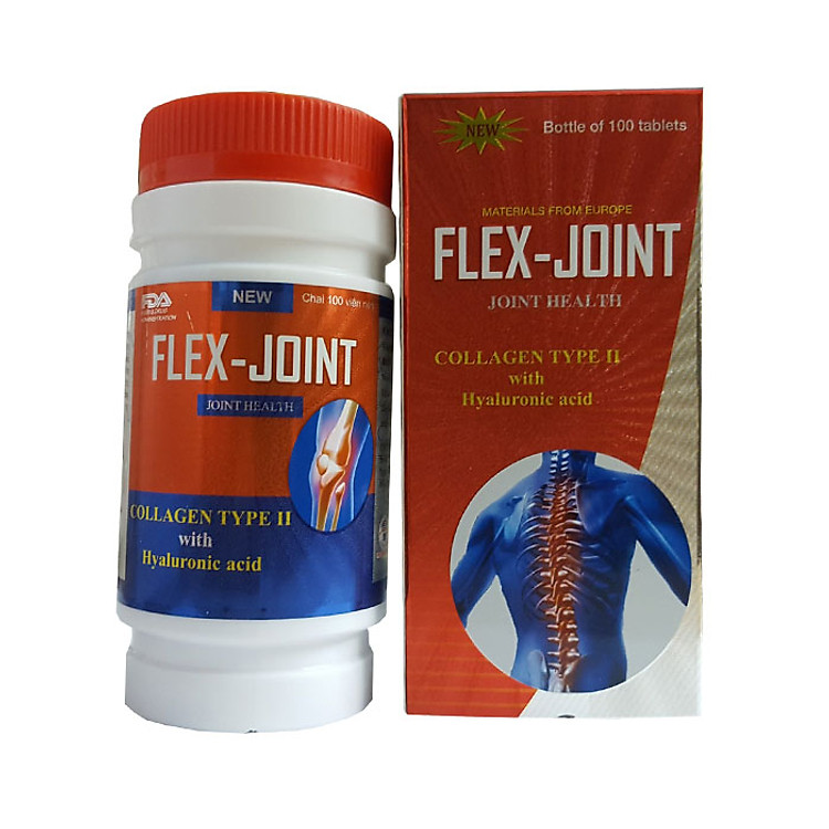 Thực phẩm chức năng Tái tạo phục hồi mô sụn khớp Flex-jont (100 Viên)