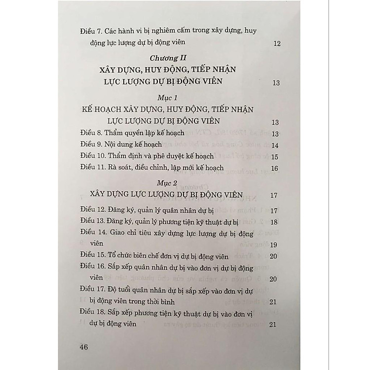 Luật Lực Lượng Dự Bị Động Viên - Ảnh 4