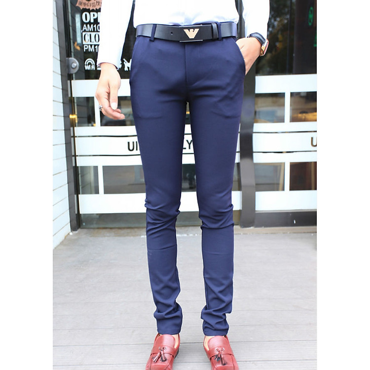 Quần Tây Âu Nam Titishop QTN76 - Xanh