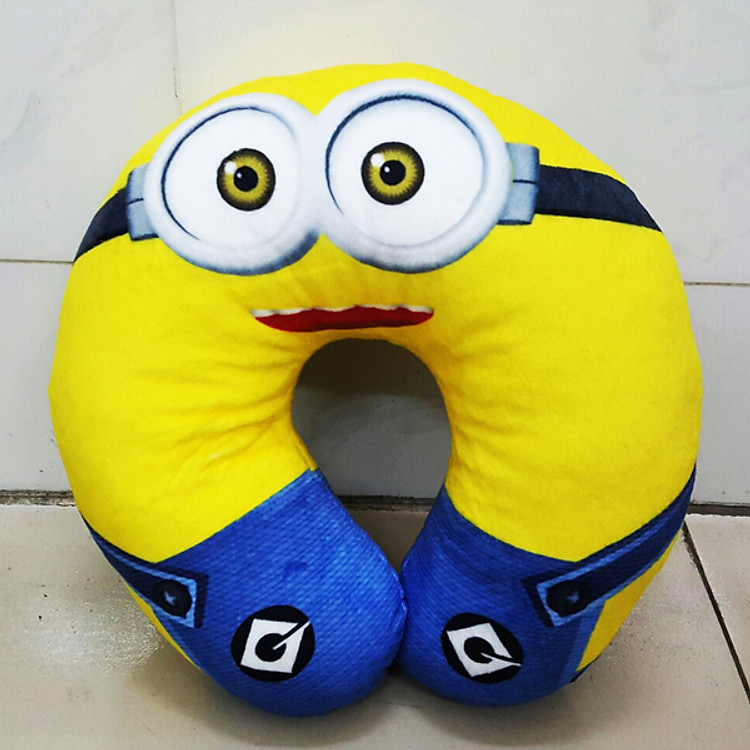 Gối Chữ U Hình Minion U04 (Màu Vàng)