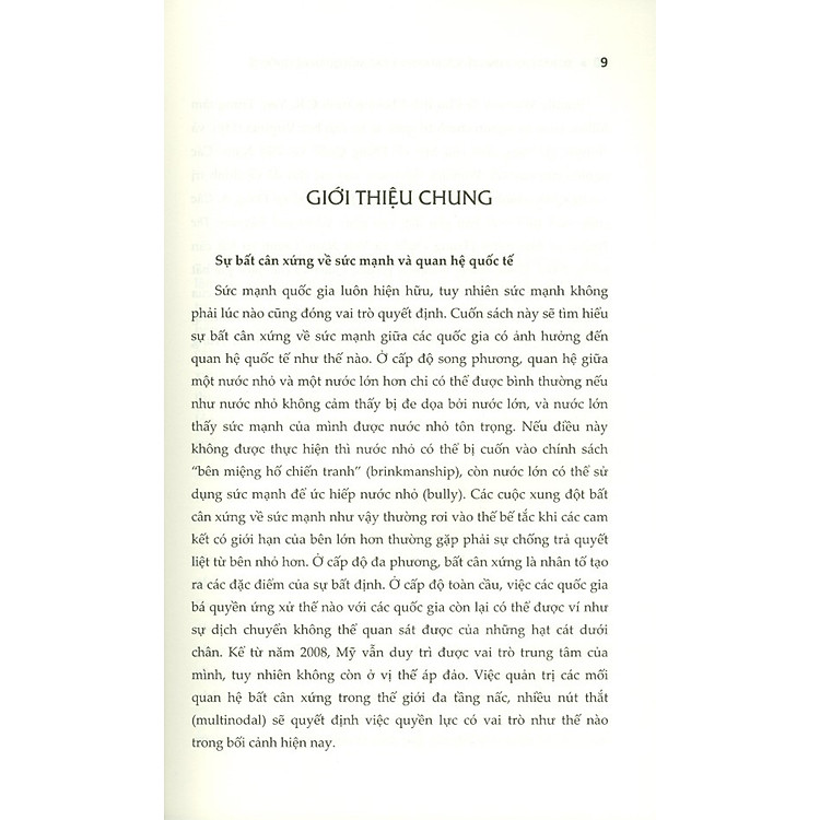 Sự Bất Cân Xứng Về Sức Mạnh Và Các Mối Quan Hệ Quốc Tế - Ảnh 7