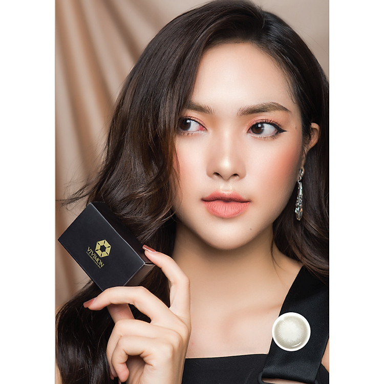 Kính Áp Tròng Hàn Quốc Vivimon Jade Gray