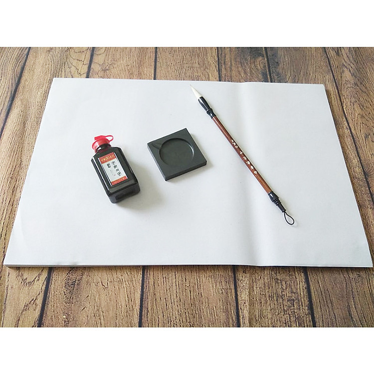 Combo Bút Nghiên Giấy Mực Tập Viết Thư Pháp
