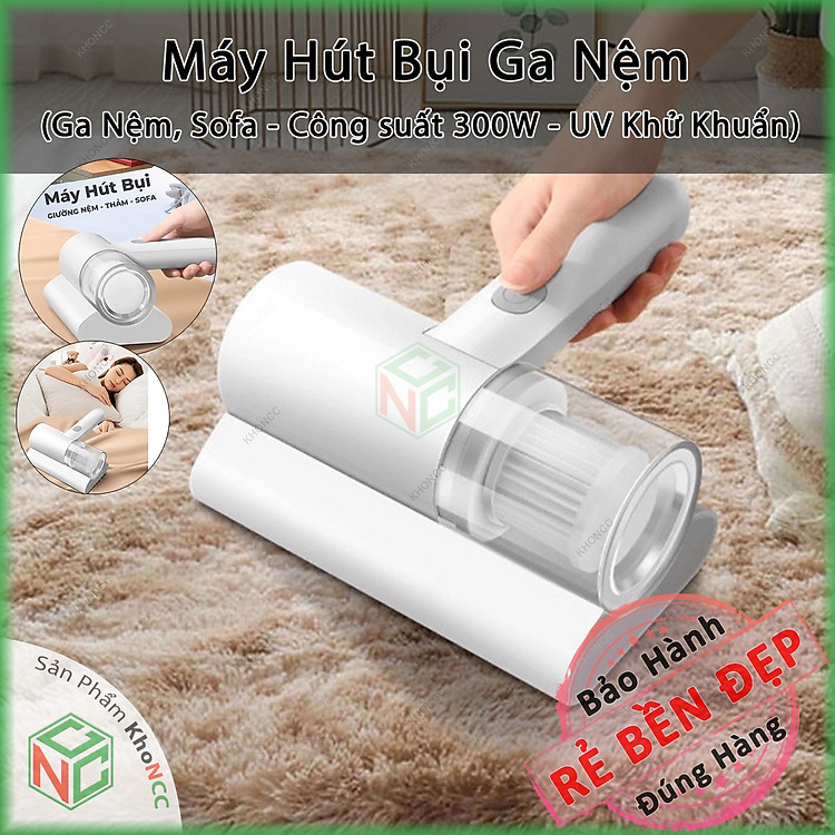 (Sạch Sẽ) Máy Hút Bụi Ga Giường - Ghế Sofa KhoNCC Hàng Chính Hãng - Không Dây Mini Có Tia UV Khử Khuẩn - KLM-MHBGN