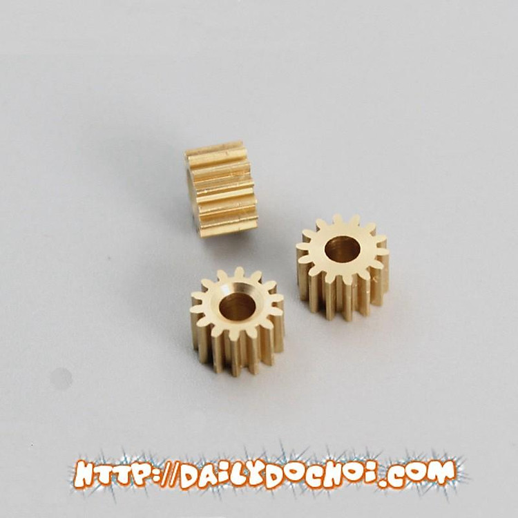 Bánh nhông đồng 14 răng lỗ trục 3.17mm dùng để nối trục động cơ