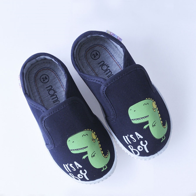 Giày slipon bé trai NomNom EPG1935 khủng long