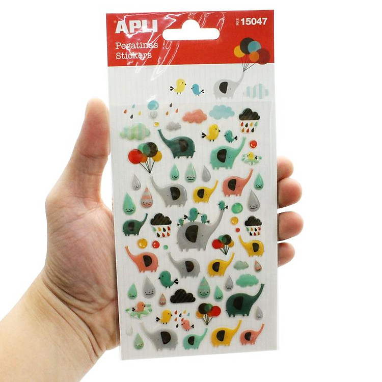 Sticker Hình Con Voi APLI 15047 - Ảnh 6