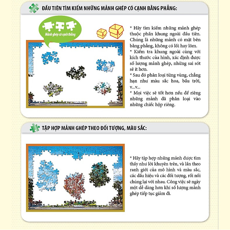 Xếp hình puzzle Hoa Xuân 1000 mảnh Chính hãng Ưu đãi - Hình ảnh 5