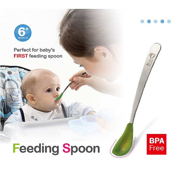 Muỗng Ăn Dặm Kuku Cho Bé Chính hãng Ưu đãi - Hình ảnh 5