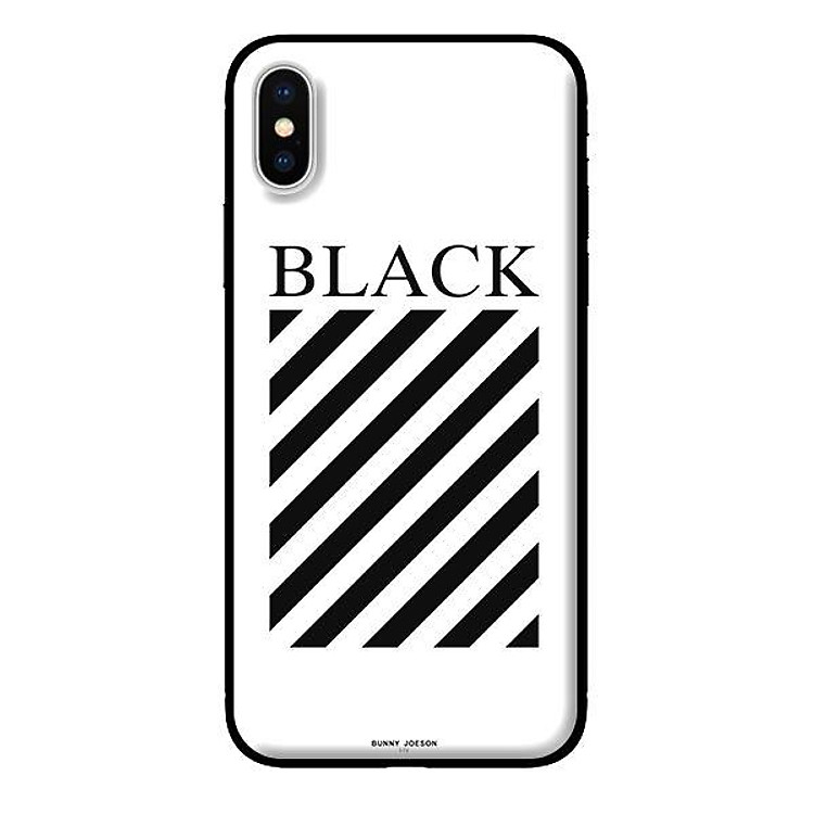 Ốp in cho iPhone XS Đen - Hàng chính hãng