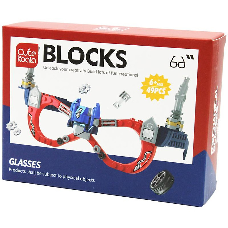 Đồ Chơi Lắp Ráp Mắt Kính Cute Koala 1108 Chính hãng Tiết kiệm - Hình ảnh 5