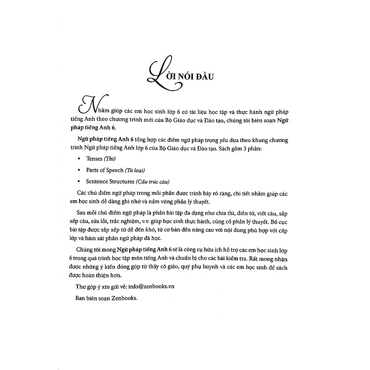 Ngữ Pháp Tiếng Anh 6 - Ảnh 3