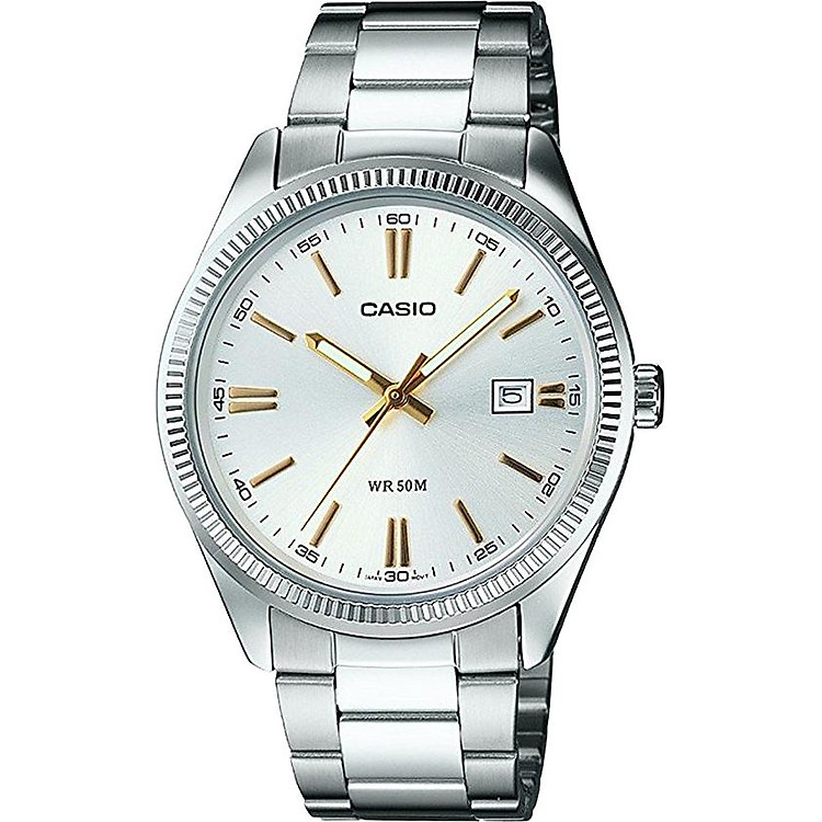 Đồng Hồ Nam Dây Kim Loại Casio MTP-1302D-7A2VDF (39mm) - Trắng