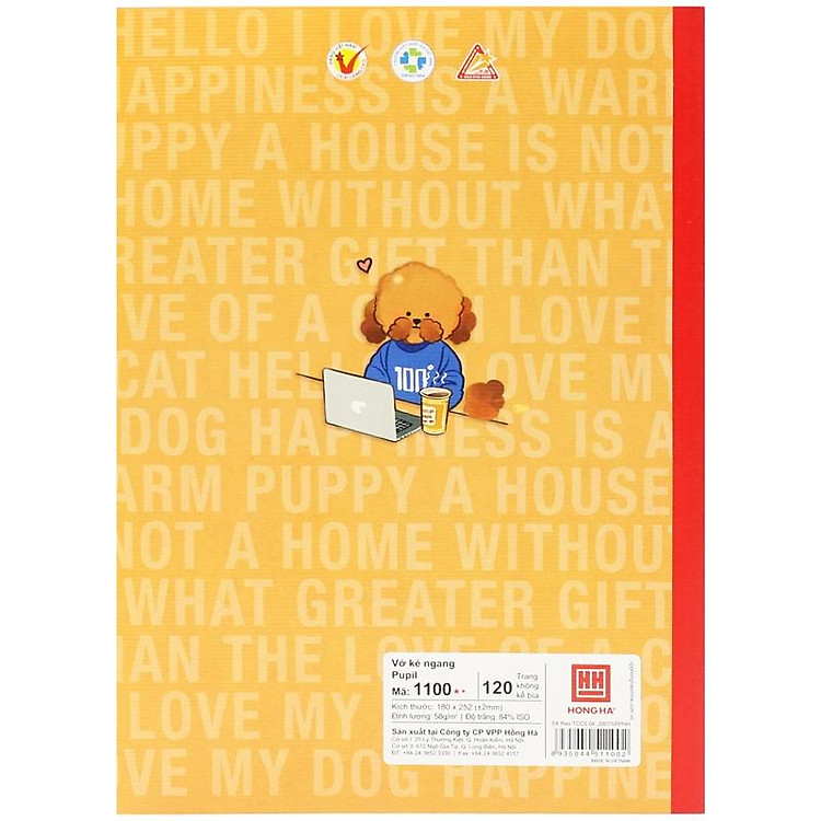 Vở Kẻ Ngang 120 Trang 58gsm Pupil Funny Pet (Mẫu màu ngẫu nhiên) - Ảnh 4