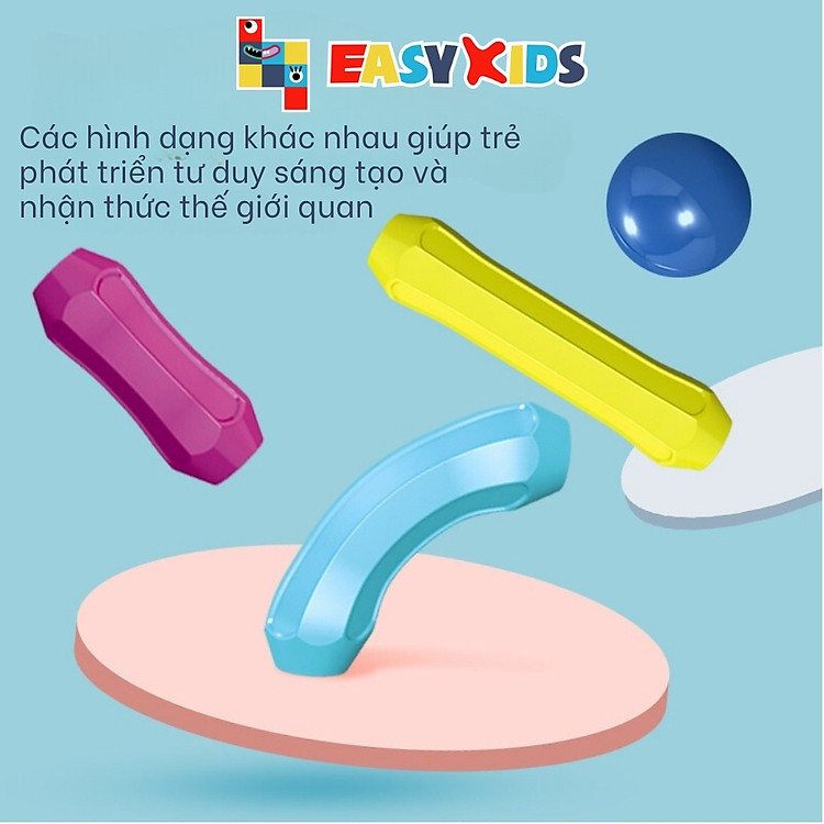 Mua Bộ Đồ Chơi Xếp Hình Nam Châm 64 Chi Tiết Chính hãng Giá rẻ - Hình ảnh 5