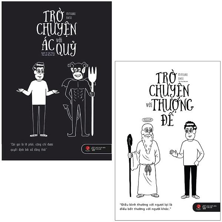 Combo Sách Trò Chuyện Với Ác Quỷ + Trò Chuyện Với Thượng Đế (Bộ 2 Cuốn)