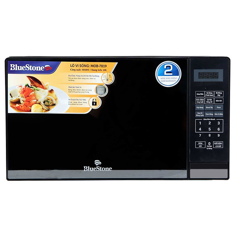 Lò Vi Sóng Điện Tử Bluestone MOB-7819 (20L) . - Hàng chính hãng