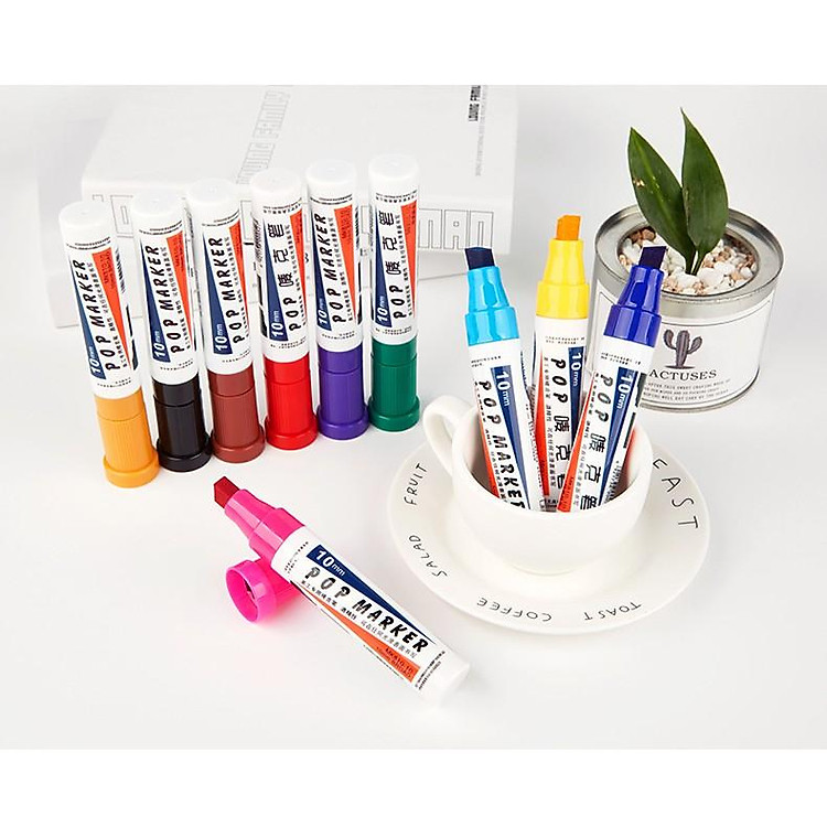 Bút Marker BAOKE (12 màu, ngòi 6mm) - Ảnh 5