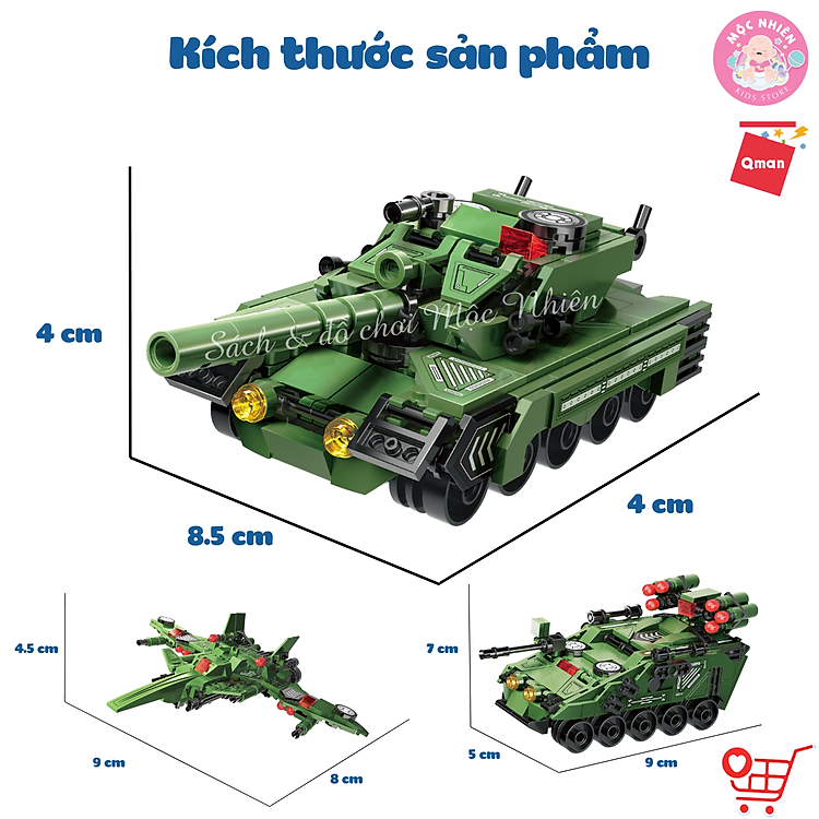 Đồ chơi lắp ráp Qman 42112 - Tiên Phong Chính hãng Giá rẻ - Hình ảnh 3