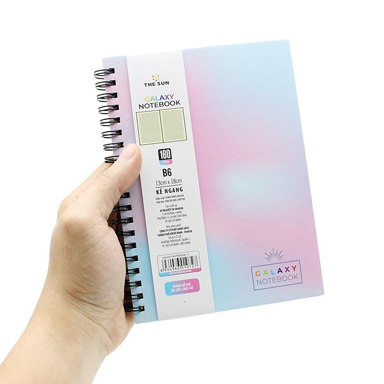 Sổ Lò Xo Bìa Cứng Galaxy B6 (160 trang 80gsm) - Ảnh 5