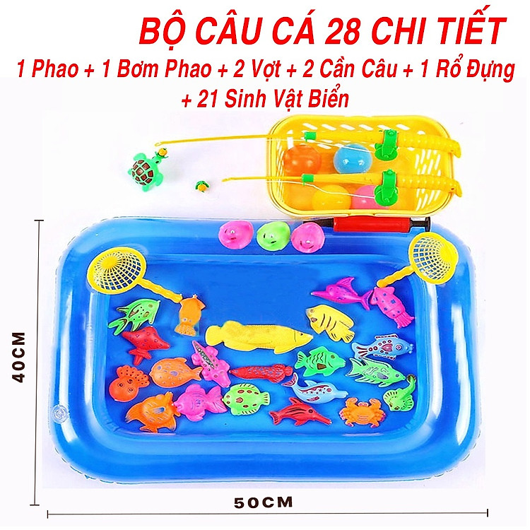 Bộ Đồ Chơi Câu Cá 28 Chi Tiết Chính hãng Tiết kiệm - Hình ảnh 3