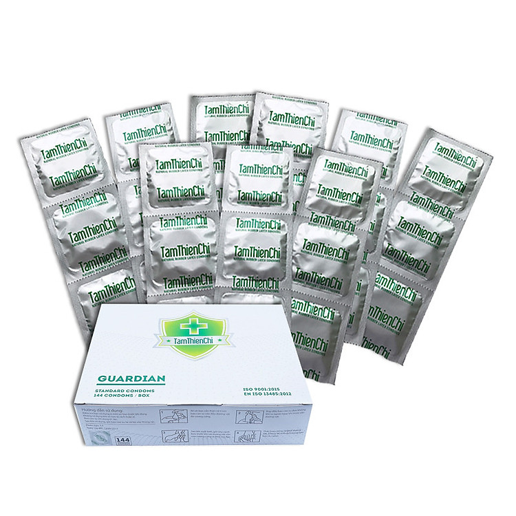 Bộ 27 cái bao cao su Tâm Thiện Chí Guardian mỏng trơn