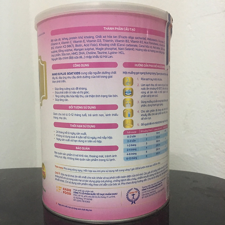 Nơi mua Sữa Dê NANO IQ PLUS Cho Bé 900g Uy tín Giá rẻ - Hình ảnh 4