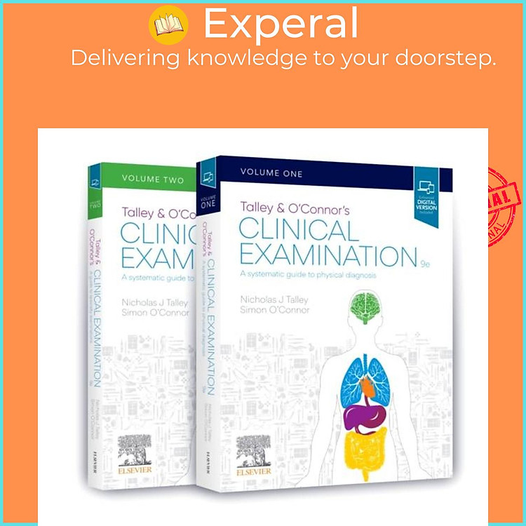 Sách - Talley and O'Connor's Clinical Examination - 2-Volume by Simon, FRACP DDU FCSANZ O'Connor (UK edition, paperback)