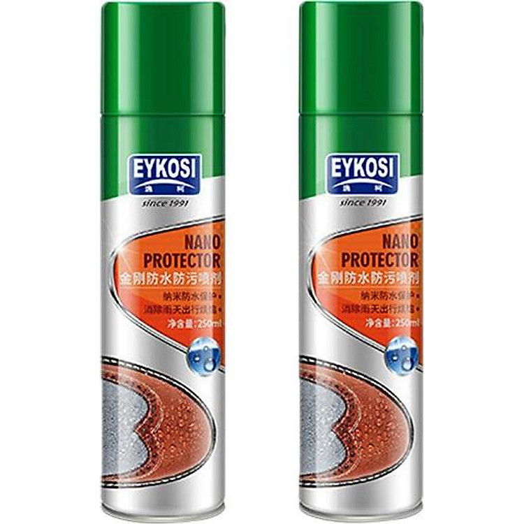 Bộ 02 Bình xịt chống thấm giày phủ nano (250ml)
