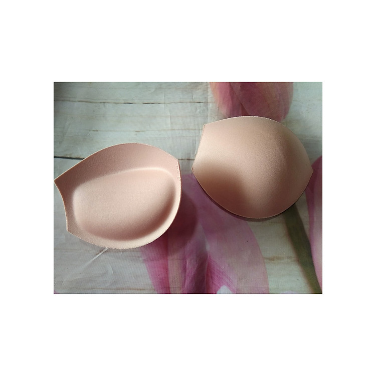 Miếng lót mút xốp độn ngực loại dày hình hạt đậu