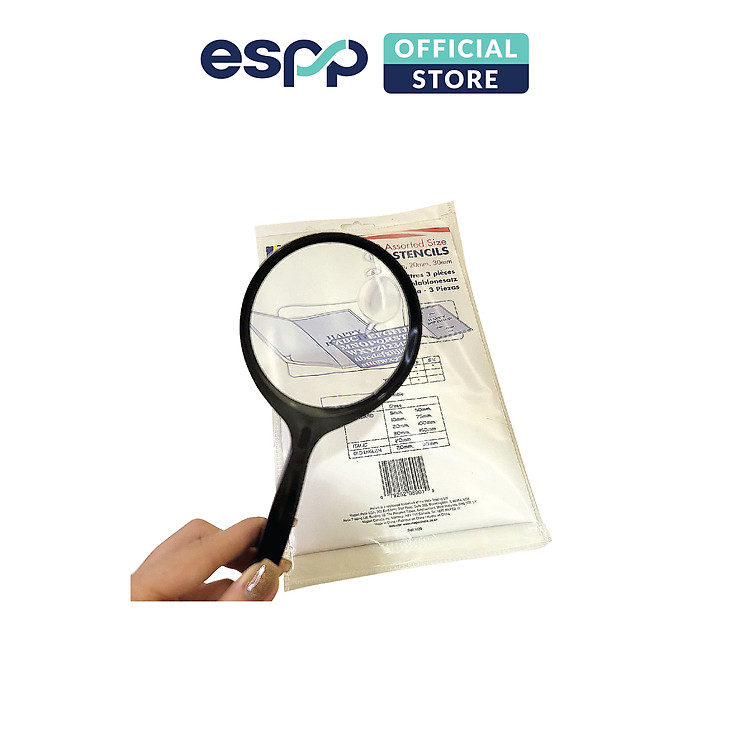 Kính lúp phóng đại x2 và x4 đường kính 7,5cm - Ảnh 3