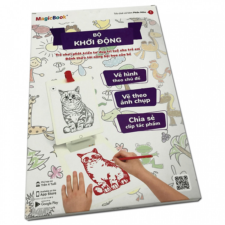 Đồ chơi phát triển trí tuệ trẻ em Magicbook Bộ khởi động