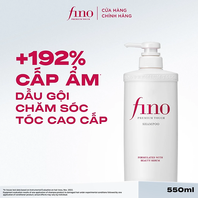 FINO DẦU GỘI CHĂM SÓC TÓC CAO CẤP 550ML (FINO PREMIUM TOUCH SHAMPOO B 550ML)